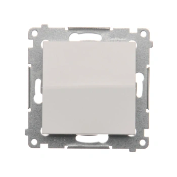 Przycisk pojedynczy Simon54, biały