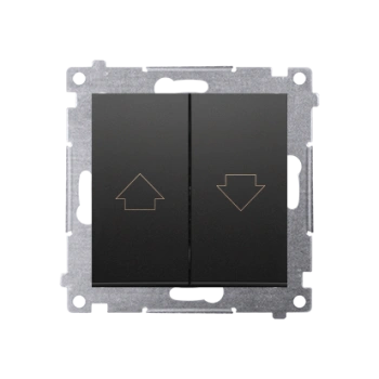 Simon54 Przycisk roletowy 10AX czarny