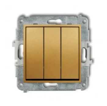 MINI Łącznik potrójny złoty mat