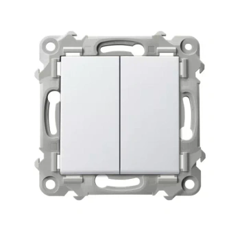 SZAFIR Łącznik podwójny krzyżowy biały