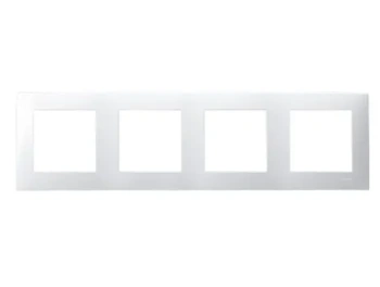 Ramka poczwórna Szafir, biały