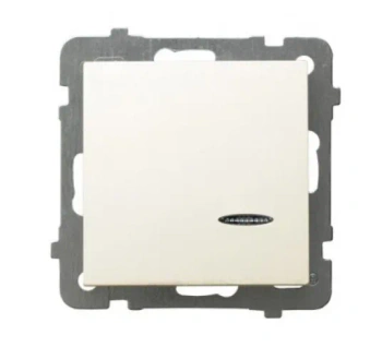 AS Łącznik pojedynczy podświetlany ecru