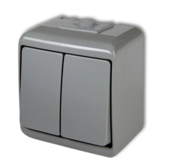 Łącznik hermetyczny świecznikowy JUNIOR, popielaty