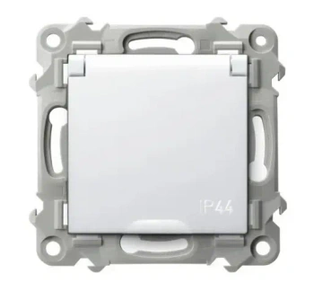 Gniazdo bryzgoszczelne z uziemieniem IP44