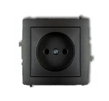 DECO Mechanizm gniazda poj.bez uziemienia grafitow