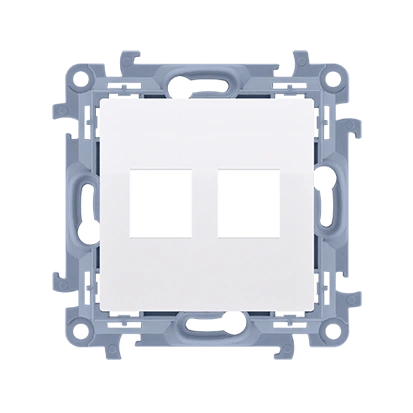 Pokrywa gniazd teleinf. Simon10, biały