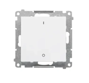 Simon55 Łącznik dwubiegunowy biały mat 10AX