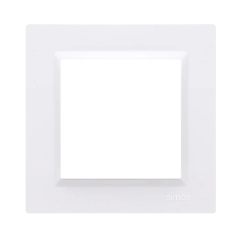Simon10 Ramka pojedyncza, biały