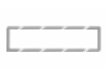 DECO Ramka wypełniająca 4x srebrny metalik