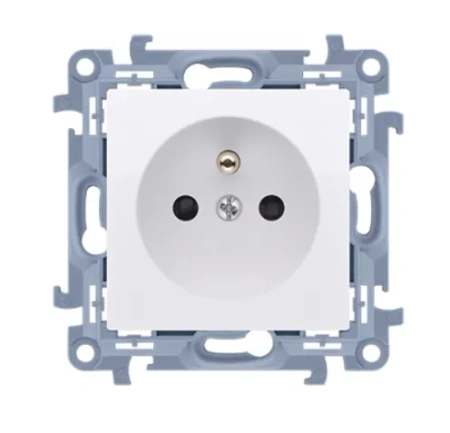 Simon10 Gniazdo wtyczkowe z uziemieniem pojedynczy