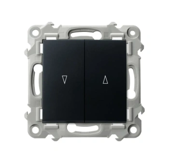 SZAFIR Łącznik żaluzjowy zwierny czarny matowy