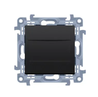 Simon10 Zaślepka ramki czarny mat