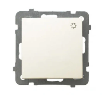 AS Przycisk światło ecru