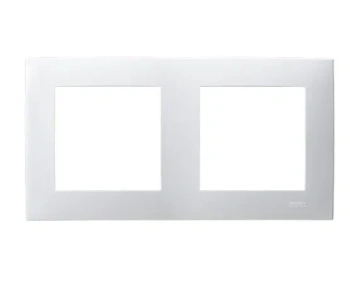 Ramka podwójna R-2Z/00 Szafir, biały