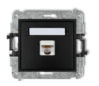 Mechanizm Gniazdo komp. poj. 1xRJ45 kat.5e 8-styk MINI