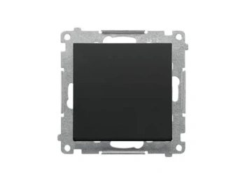 Simon55 Łącznik schodowy czarny mat 10AX bez pikto
