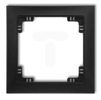 Ramka uniwersalna 1x z tworzywa czarny DECO
