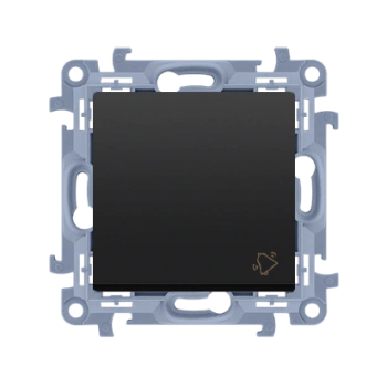 Simon10 Przycisk dzwonkowy 10AX szybkozłącza czarny