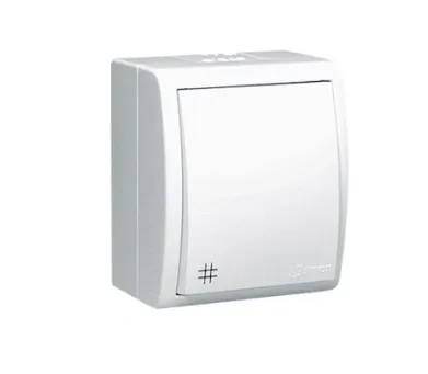 Łącznik hermetyczny krzyżowy bryzg IP54 Aquarius, biały