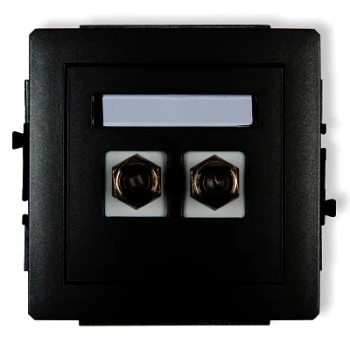 Mechanizm gniazda antenowego podw.typu czarny DECO