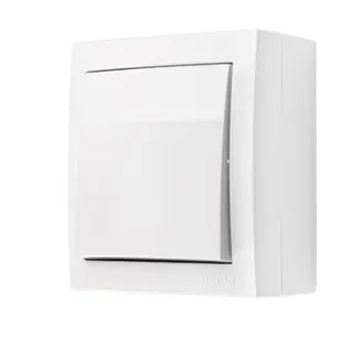 SimonAquaclick Łącznik jednobiegunowy biały