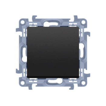 Simon10 Łącznik pojedynczy 10AX szybkozłącza, czarny mat