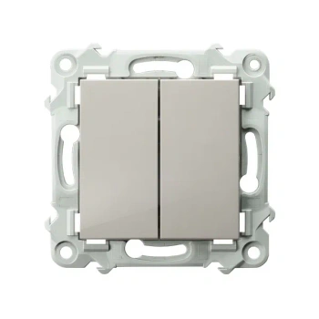 SZAFIR Łącznik dwugrupowy świecznikowy kaszmirowy beż