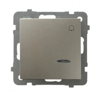 AS Przycisk dzwonek podświetlany satyna light