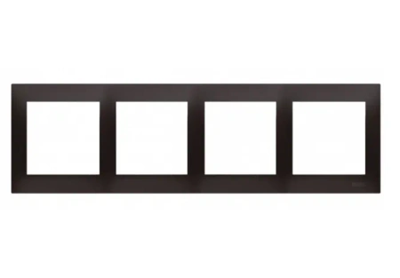 Simon54 Premium Ramka 4-krotna IP20/IP44 czarny