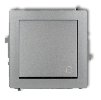 Mechanizm łącznika zwierny dzwonek srebrny metalik DECO