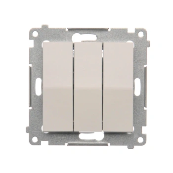 Łącznik potrójny Simon54, biały