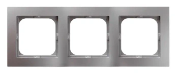 Ramka potrójna AS, srebrna