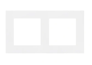 Simon55 Ramka 2-krotna biały mat