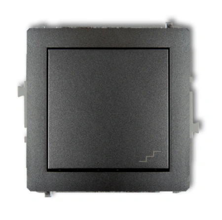 Mechanizm łącznika schodowego grafitowy DECO