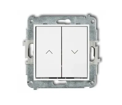 ICON Mechanizm łącznika żaluzj. z podtrzym. biały