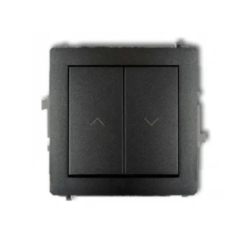 DECO Mechanizm łącznika zwierny żaluzjowego grafit