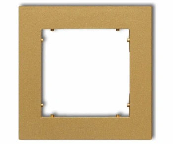 MINI Ramka uniwersalna pojedyncza z tworzywa złoty