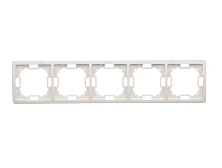 BasicStandard Ramka 5-krotna uniwers. biały