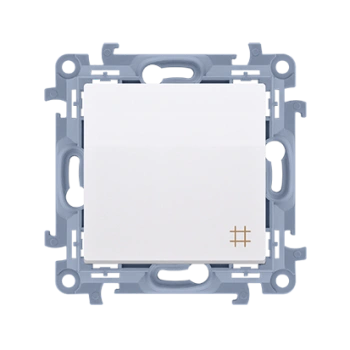 Łącznik krzyżowy 10AX 250V~ IP20 Simon10, biały