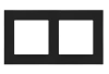 Simon55 Ramka 2-krotna czarny mat