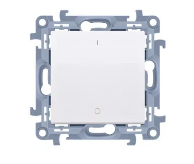 Simon10 Łącznik dwubiegunowy 10A biały