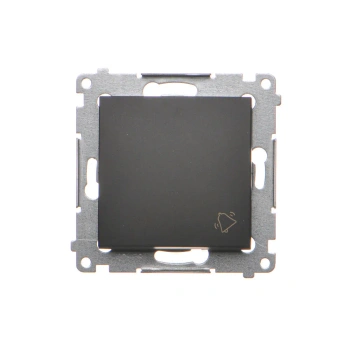 Simon54 Przycisk dzwonek 10AX czarny