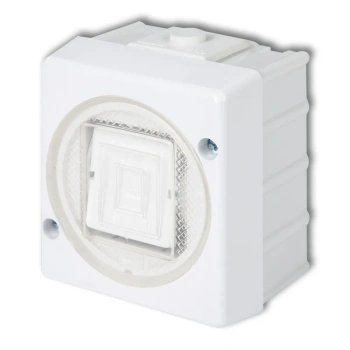 Łącznik jednobiegunowy SENIOR, biały