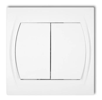 Łącznik świecznikowy LOGO biały