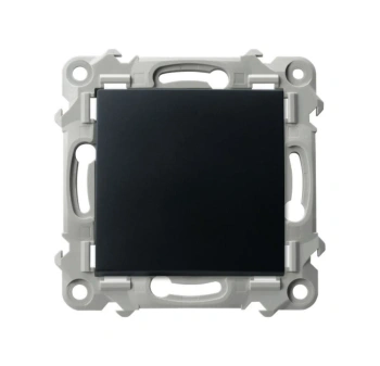 SZAFIR Łącznik jednobiegunowy czarny matowy