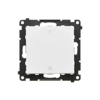 Simon55 Łącznik dwubiegunowy biały mat 10AX