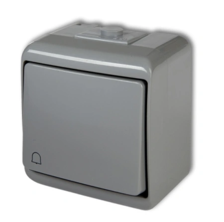 Łącznik hermetyczny zwierny dzwonek JUNIOR, popielaty