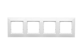 Ramka 4-krotna uniwersalna  Simon54 Premium, biały