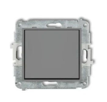 Mechanizm łącznika jednobiegunowego  MINI szary mat