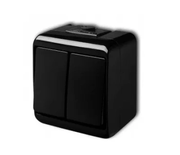 JUNIOR Łącznik świecznikowy czarny